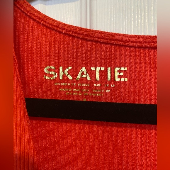 Skatie Ribbed Wrap Dress Size Medium - Picture 4 of 6